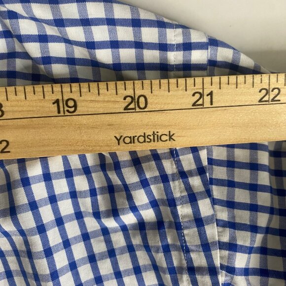 Ralph Lauren Blake Button Down Shirt Mens L Blue Checkered Cotton Long Sleeve Po - Picture 5 of 8